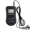 Display LCD Mini Personal Digital Radio FM con Auricolari Cordino Portatile Radio FM Digitale continuo essere utilizzato per 50- 60 ore