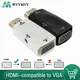 HDMI-compatible to VGA Cable Converter 1080P Audio Cable Converter 3.5 mm Jack Audio For PC Laptop