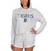 Women's Concepts Sport Cream Detroit Tigers Visibility Long Sleeve Hoodie T-Shirt & Shorts Set