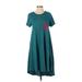 Lularoe Casual Dress - High/Low: Teal Dresses - Women's Size Small