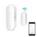 WiFi Door and Window Sensors Tuya Smart Alarm with Free Notification APP Control Home Security Alarm System No Hub Required Compatible with Alexa 1