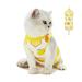 Cat Surgical Recovery Suit After Surgery Wear Pajama Suit Home Indoor Pets Clothing(Lemon) - L