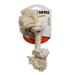 [Pack of 3] Mammoth Pet Flossy Chews White Rope Bone Small - 1 count