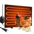 JikoIiving Chicken Coop Heater 120 Watts Radiant Heat Chicken Heater Energy Efficient Design Chicken Coop Heater Radiant Heat Warmer Cozy Chicken Coop
