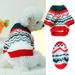 Shirts for Dog Dog Cat Clothing Autumn Winter Warm Soft Christmas Sweater
