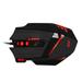 Hemoton Optical USB Wired Gaming Mouse 7 Buttons 7200 DPI Professional Gaming Mouse Pro Gamer Computer Mice for PC Laptop - Black