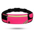 Sport Running Waist Bag for Women Men Gym Fanny Bag Cycling Phone Case Running Belt Rose red