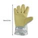 Ozmmyan Radiation Protection Aluminum Foil High Temperature Heat Long Gloves Melting Boiler Fire Welding Work Can Resist Temperature Radiant Heat Five Finger Gloves Christmas Gifts Clearance