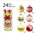 Ruimatai Christmas Balls Ornaments Glittering Baubles Set Xmas Tree Party Balls Christmas Fall Decor For Home ceiling Ball Frosted Light Hanging Ball Gift Box