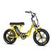 Addmotor Moped-Style Electric Bike 20 Fat Tire Step Through Electric Bicycle 750W 48V 20Ah Electric Commuter City Cruiser Bike for Adults M-66 Yellow