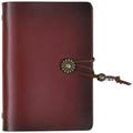 Leather Journal Loose Leaf Journal Notepad Vintage Diary Notepad Writing Notepad A7