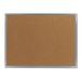 Universal Cork Bulletin Board 24 x 18 Natural Surface Aluminum Frame (43612)