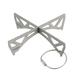 Lixada Stainless Steel Cross Stand Stove Bracket - Portable Rack for Reactor Stove Ideal for Outdoor Cooking and Steaming