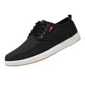 PMUYBHF Mens Gym Shoes Black Tennis Shoes Men Men Shoes Fashion Canvas Shoes High Soled Men Canvas Shoes Sports Casual Shoes for Men