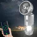 Ozmmyan Lights For Outdoor Fans Camping Tent Light With Fan Folding Lighting Strong Light Portable Light Camping Light Fan Outdoor Multi-function Light Tools Clearance