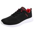 PMUYBHF Mens Tennis Sneakers Steel Toe Work Sneakers for Men Men Sports Shoes Fashionable Color Matching Mesh Breathable and Comfortable Lace up Flat Bottom Non Slip Lightweight Casual Shoes