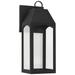 Capital Lighting Burton 1 Light Outdoor Wall-Lantern Black