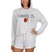 Women's Concepts Sport Cream Baltimore Orioles Visibility Long Sleeve Hoodie T-Shirt & Shorts Set