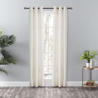 Serenity Curtain Grommet Panel Pair by Ellis Curtains in Natural