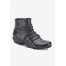 Extra Wide Width Women's Esme Bootie by Ros Hommerson in Black Leather (Size 7 1/2 WW)