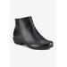 Wide Width Women's Ezra Bootie by Ros Hommerson in Black Leather (Size 9 W)