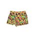Nine West Shorts: Yellow Floral Bottoms - Women's Size Large