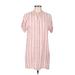 Thread & Supply Casual Dress - Shift: Tan Print Dresses - Women's Size Medium