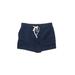 Ann Taylor LOFT Shorts: Blue Print Bottoms - Women's Size 10 - Dark Wash