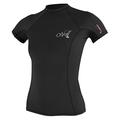 O'Neill Wetsuits Damen Rash Guard Thermo-X Short Sleeve Crew, Black, XL