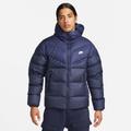 Windbreaker NIKE SPORTSWEAR "STORM-FIT WINDRUNNER MEN'S INSULATED HOODED JACKET" Gr. M, blau (midnight navy, obsidian, sail) Herren Jacken Outdoorjacken