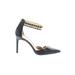 Banana Republic Heels: Pumps Stilleto Cocktail Party Black Solid Shoes - Women's Size 7 - Pointed Toe