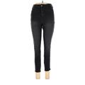 Old Navy Jeggings - High Rise Skinny Leg Boyfriend: Black Bottoms - Women's Size 10 - Black Wash