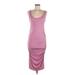 LA Made Casual Dress - Bodycon: Pink Dresses - Women's Size Medium