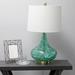 Wade Logan® Assija Glass Table Lamp in Green | 24 H x 14 W x 14 D in | Wayfair D2B7AD34B7B2484FA848700C0C14721A
