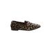 Steve Madden Flats: Slip-on Chunky Heel Casual Black Leopard Print Shoes - Women's Size 7 - Almond Toe