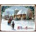 The Holiday Aisle® A Happy Christmas Metal Sign Metal | 17.2 H x 23.2 W x 0.04 D in | Wayfair 7FEFEA9055C24C94986D2707CF4464A4