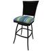 Wildon Home® Antanea 30" Patio Bar Stool w/ Cushion in Blue | 48 H x 20 W x 21 D in | Wayfair 6931AE747EBB427282D90A452D9125EB