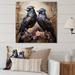 Winston Porter Crow Royal Majesty III - Unframed Print on Metal in Black/Blue | 29 H x 29 W x 1 D in | Wayfair 601363D04EF64156943A1D0E1BED50BC