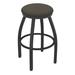 Wrought Studio™ Cragin XL 802 Swivel Stool Upholstered/Metal in Gray/Black | Bar Stool (30" Seat Height) | Wayfair 1F4DCA18543441B7ACA5A924A0BB458B