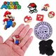 Épingles en émail Super Mario Bros badges d'anime épinglette en denim de dessin animé sac à dos