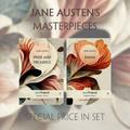 Jane Austen's Masterpieces (With 4 Mp3 Audio-Cds) - Readable Classics - Unabridged English Edition With Improved Readability, M. 4 Audio-Cd, M. 2 Audi