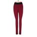 Nike Active Pants - Elastic: Burgundy Activewear - Women's Size Small