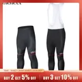 GRSRXX pantaloni da ciclismo autunno inverno Fleece Thermal 5D GEL imbottito collant da ciclismo