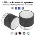 Mini altoparlante Bluetooth altoparlante Wireless scheda TF LED colorata Subwoofer USB colonna audio musicale MP3 portatile per telefono PC
