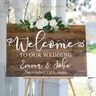 Adesivi segno di benvenuto adesivi murali segno di nozze fai da te segno di benvenuto nome