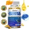 Daitea Fish Oil Omega 3 - Holistic Health Supplement - Immune System Health Supplement 4500mg Easy
