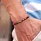 Noter Mens Bracciale in pietra naturale 4mm Braslet Regalo per lui Accessori per il tempo libero Meditazione Perline di riso Braclet Homme Regalo Hombre
