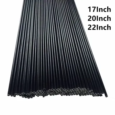 12pcs 17/20/22 Inches Crossbow Bolt Nocks Vanes Carbon Arrow Shaft Carbon For DIY Crossbow Bolt Archery Accessories
