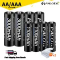 PALO 1.2V AA Rechargeable Battery +1.2V AAA NI-MH Rechargeable Batteries AA+AAA Rechargeable Battery