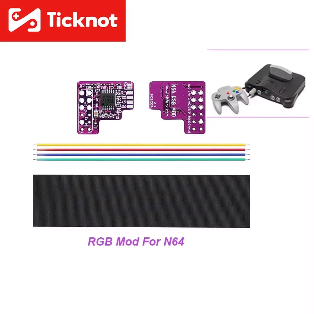 RGB-Mod-Chip für N64 NTSC-Spielekonsole RGB-Mod-Kit für Nintendo 64-Zubehör Image